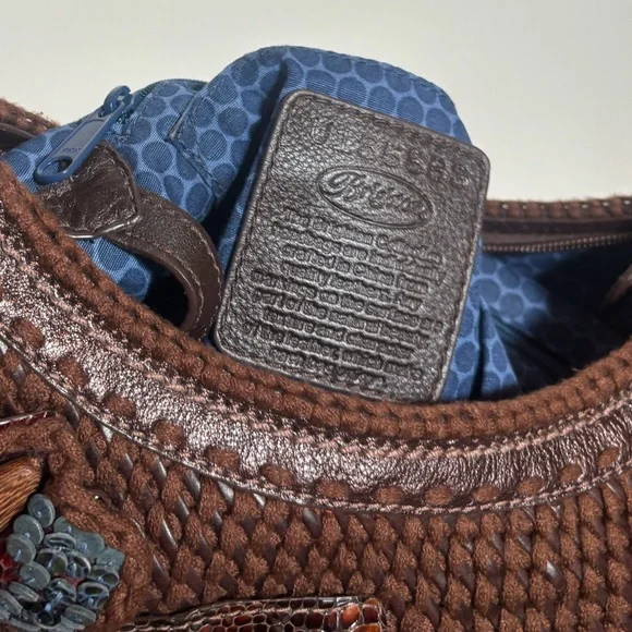 Rare Brighton Mila Shoulder Bag - Masterpiece Collection Multi Media Purse - Picture 4 of 9